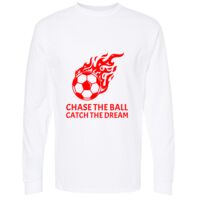 Gold Soft Touch Long Sleeve T-Shirt Thumbnail