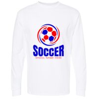 Gold Soft Touch Long Sleeve T-Shirt Thumbnail