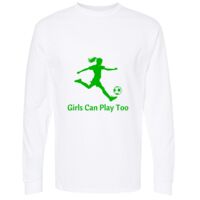 Gold Soft Touch Long Sleeve T-Shirt Thumbnail