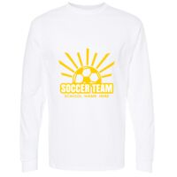 Gold Soft Touch Long Sleeve T-Shirt Thumbnail