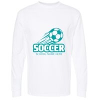 Gold Soft Touch Long Sleeve T-Shirt Thumbnail