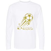 Gold Soft Touch Long Sleeve T-Shirt Thumbnail