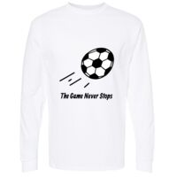 Gold Soft Touch Long Sleeve T-Shirt Thumbnail