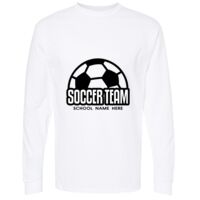 Gold Soft Touch Long Sleeve T-Shirt Thumbnail