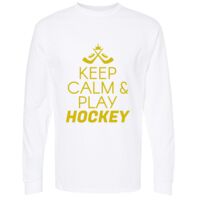 Gold Soft Touch Long Sleeve T-Shirt Thumbnail