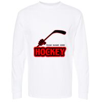 Gold Soft Touch Long Sleeve T-Shirt Thumbnail
