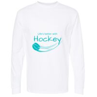 Gold Soft Touch Long Sleeve T-Shirt Thumbnail