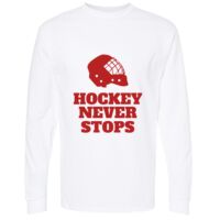 Gold Soft Touch Long Sleeve T-Shirt Thumbnail