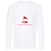 Gold Soft Touch Long Sleeve T-Shirt Thumbnail
