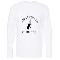 Gold Soft Touch Long Sleeve T-Shirt Thumbnail