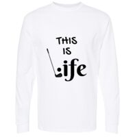 Gold Soft Touch Long Sleeve T-Shirt Thumbnail