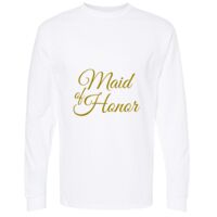 Gold Soft Touch Long Sleeve T-Shirt Thumbnail