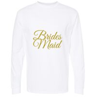 Gold Soft Touch Long Sleeve T-Shirt Thumbnail