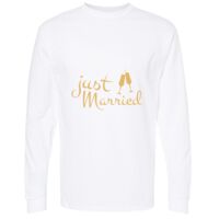 Gold Soft Touch Long Sleeve T-Shirt Thumbnail