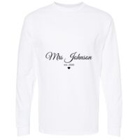 Gold Soft Touch Long Sleeve T-Shirt Thumbnail