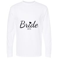 Gold Soft Touch Long Sleeve T-Shirt Thumbnail