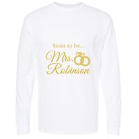 Gold Soft Touch Long Sleeve T-Shirt Thumbnail