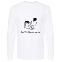 Gold Soft Touch Long Sleeve T-Shirt Thumbnail