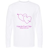 Gold Soft Touch Long Sleeve T-Shirt Thumbnail