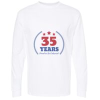 Gold Soft Touch Long Sleeve T-Shirt Thumbnail