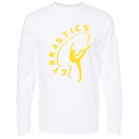 Unisex Gold Soft Touch Long Sleeve T-Shirt Thumbnail