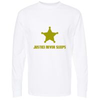 Unisex Gold Soft Touch Long Sleeve T-Shirt Thumbnail