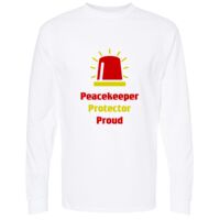 Unisex Gold Soft Touch Long Sleeve T-Shirt Thumbnail