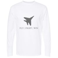 Unisex Gold Soft Touch Long Sleeve T-Shirt Thumbnail