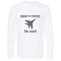 Unisex Gold Soft Touch Long Sleeve T-Shirt Thumbnail