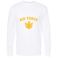Unisex Gold Soft Touch Long Sleeve T-Shirt Thumbnail