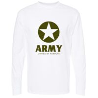 Unisex Gold Soft Touch Long Sleeve T-Shirt Thumbnail