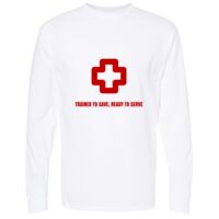 Unisex Gold Soft Touch Long Sleeve T-Shirt Thumbnail