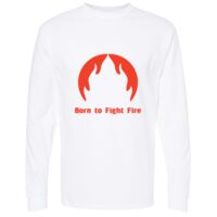 Unisex Gold Soft Touch Long Sleeve T-Shirt Thumbnail