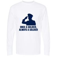 Unisex Gold Soft Touch Long Sleeve T-Shirt Thumbnail