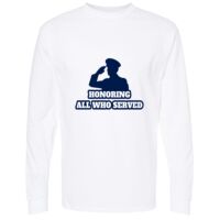 Unisex Gold Soft Touch Long Sleeve T-Shirt Thumbnail