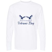 Unisex Gold Soft Touch Long Sleeve T-Shirt Thumbnail