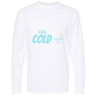 Unisex Gold Soft Touch Long Sleeve T-Shirt Thumbnail