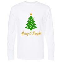 Unisex Gold Soft Touch Long Sleeve T-Shirt Thumbnail