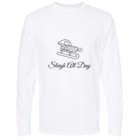 Unisex Gold Soft Touch Long Sleeve T-Shirt Thumbnail