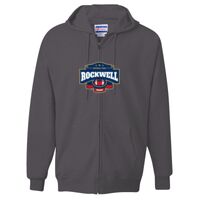 Unisex Ultimate Cotton® Full-Zip Hooded Sweatshirt Thumbnail