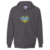 Unisex Ultimate Cotton® Full-Zip Hooded Sweatshirt Thumbnail