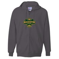 Unisex Ultimate Cotton® Full-Zip Hooded Sweatshirt Thumbnail