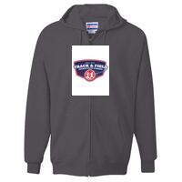 Unisex Ultimate Cotton® Full-Zip Hooded Sweatshirt Thumbnail