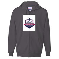 Unisex Ultimate Cotton® Full-Zip Hooded Sweatshirt Thumbnail