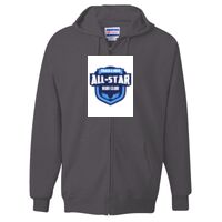 Unisex Ultimate Cotton® Full-Zip Hooded Sweatshirt Thumbnail