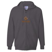 Unisex Ultimate Cotton® Full-Zip Hooded Sweatshirt Thumbnail