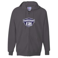 Unisex Ultimate Cotton® Full-Zip Hooded Sweatshirt Thumbnail