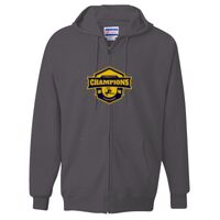 Unisex Ultimate Cotton® Full-Zip Hooded Sweatshirt Thumbnail