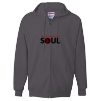 Unisex Ultimate Cotton® Full-Zip Hooded Sweatshirt Thumbnail