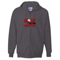 Ultimate Cotton® Full-Zip Hooded Sweatshirt Thumbnail